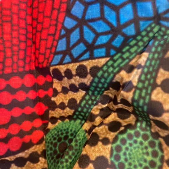 LAST 1- YAYOI KUSAMA LARGE COLORFUL SHOPPER BAG - Picture 8 of 11